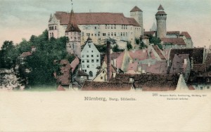 Nürnberg, Burg, Sudseite.    